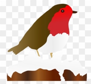House Covered In Snow Decoration, Christmas Robin - Winter Robin Clip Art - Free Transparent PNG Clipart Images Download. - Transparent PNG Free Download