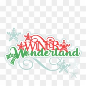 Winter Wonderland Title Svg Scrapbook Cut File Cute - Winter Wonderland Title - Free Transparent PNG Clipart Images Download. - Transparent PNG Free Download