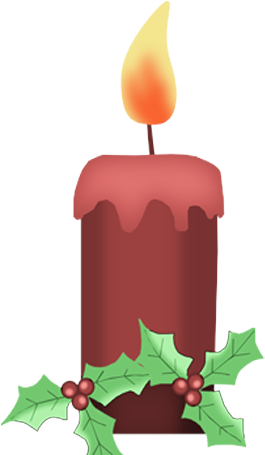 Bd Tis The Season Candle - Winter Candle Clipart - Free Transparent PNG Clipart Images Download. - Transparent PNG Free Download