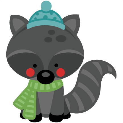 Boy Winter Raccoon Svg Scrapbook Cut File Cute Clipart - Miss Kate's Cuttables Winter - Free Transparent PNG Clipart Images Download. - Transparent PNG Free Download