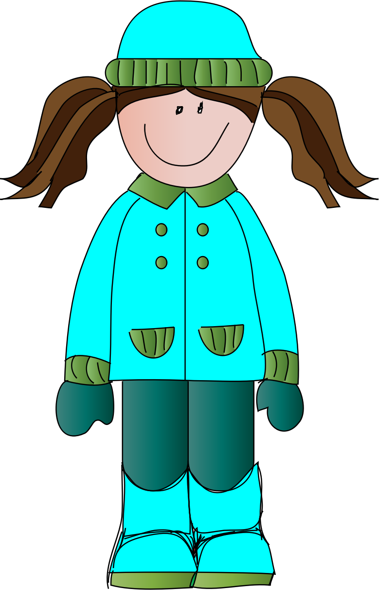 Free Animated Winter Clipart - Clipart Girl Winter - Free Transparent PNG Clipart Images Download. - Transparent PNG Free Download