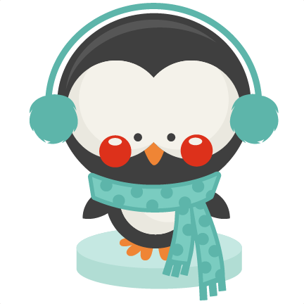 Penguin Winter Svg Scrapbook Cut File Cute Clipart - Miss Kate Cuttables Winter - Free Transparent PNG Clipart Images Download. - Transparent PNG Free Download