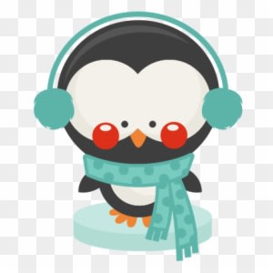 Penguin Winter Svg Scrapbook Cut File Cute Clipart - Miss Kate Cuttables Winter - Free Transparent PNG Clipart Images Download. - Transparent PNG Free Download