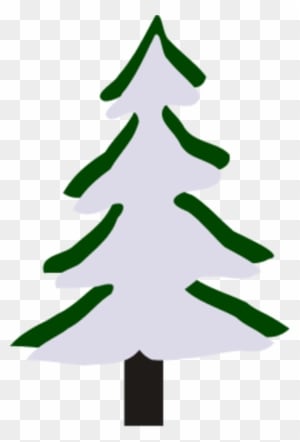 Pine Tree In Winter - Winter Tree Clipart Small - Free Transparent PNG Clipart Images Download. - Transparent PNG Free Download