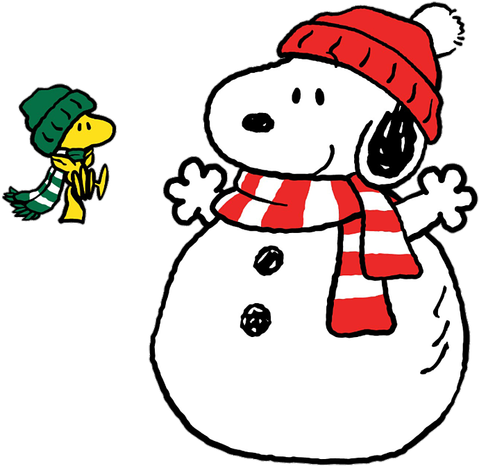 64270776 - Woodstock And Snoopy Winter - Free Transparent PNG Clipart Images Download. - Transparent PNG Free Download