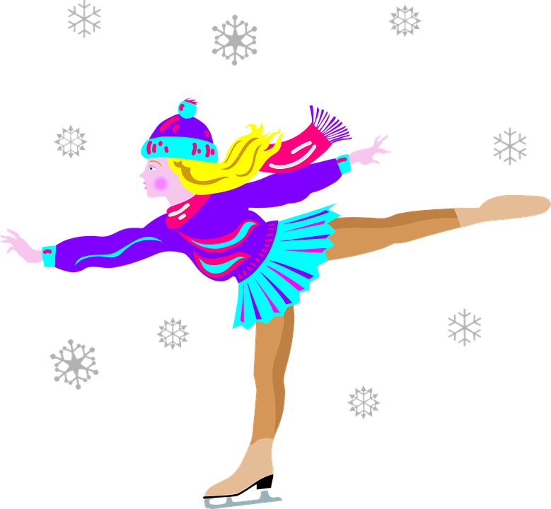 Ice Skating Cliparts 7, Buy Clip Art - Winter Olympics 2018 Activities - Free Transparent PNG Clipart Images Download. - Transparent PNG Free Download
