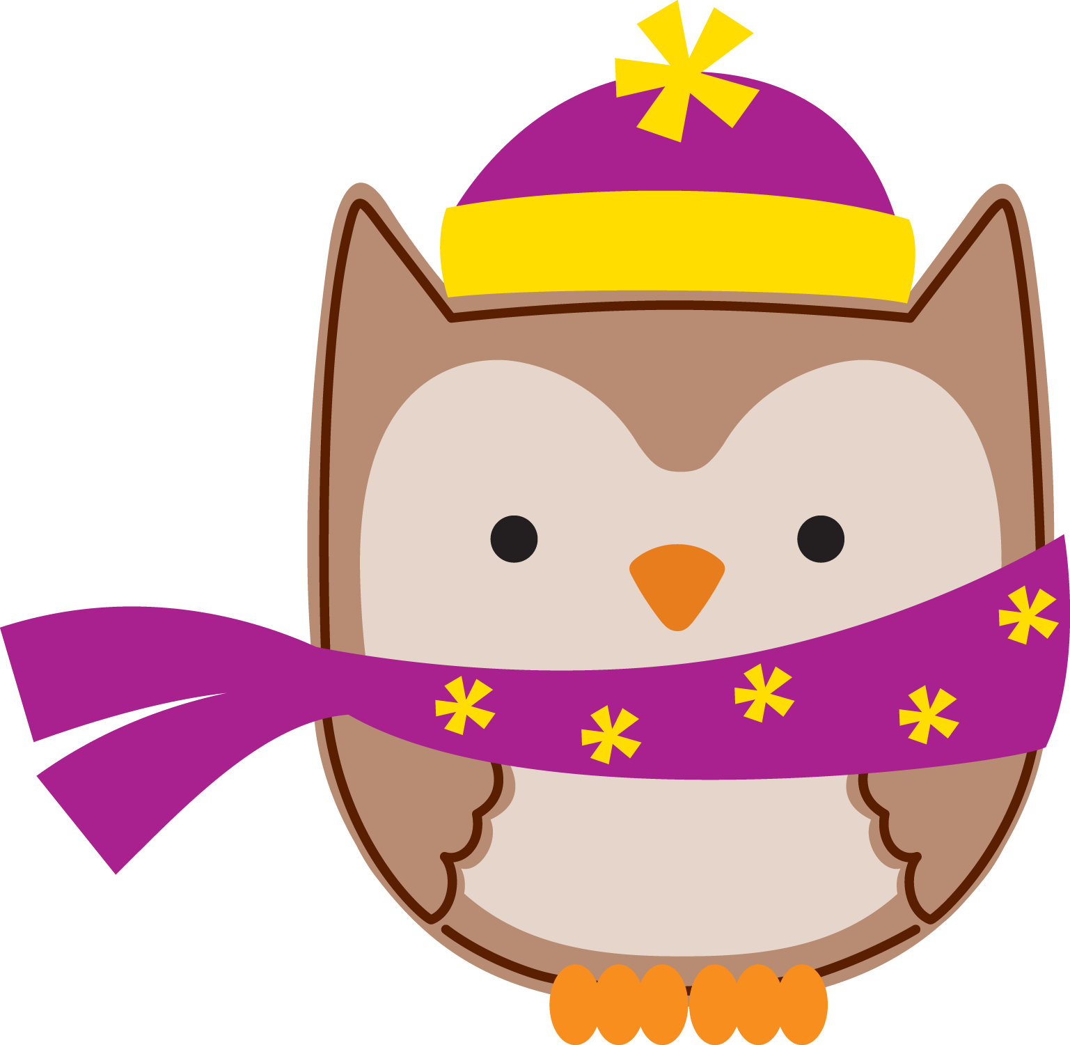 Whimsical Owl, Owl Birthday Parties, Owl Paper, Owl - Owl Klip Art Winter - Free Transparent PNG Clipart Images Download. - Transparent PNG Free Download