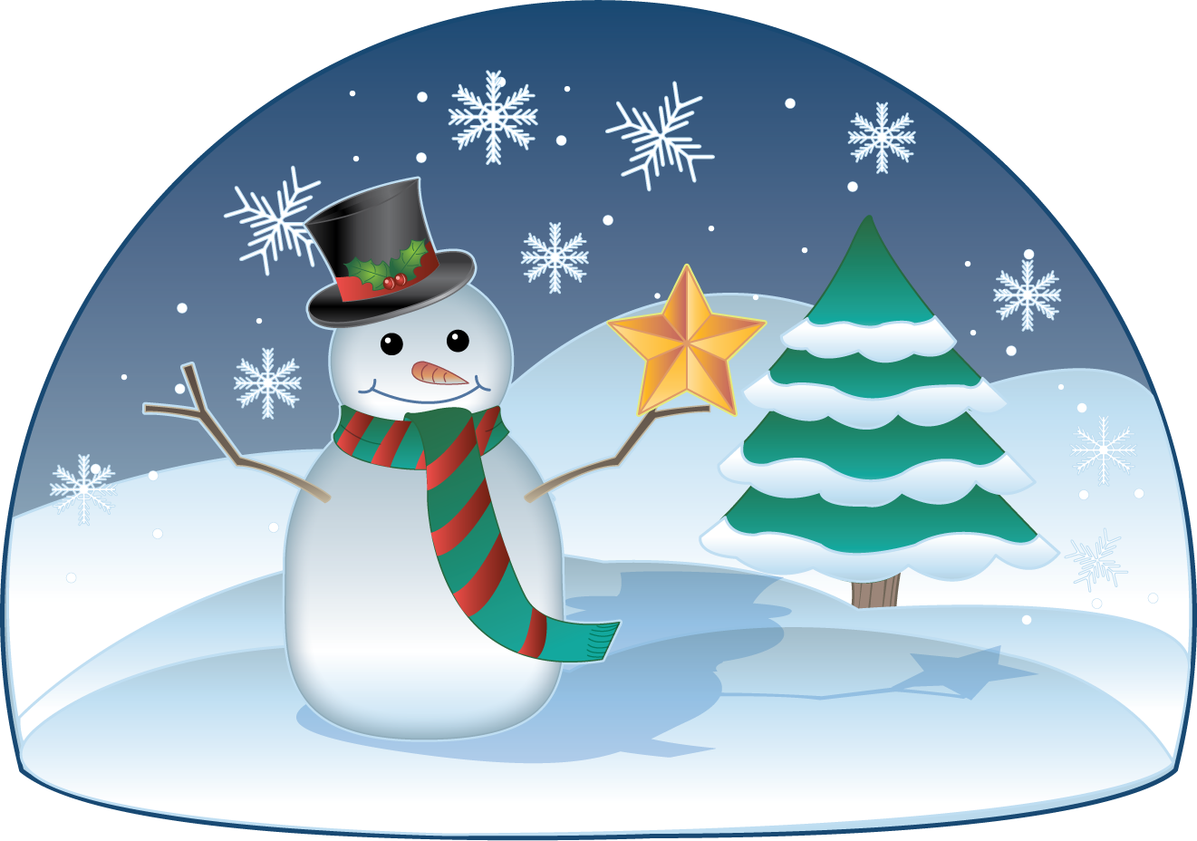 Winter Snow Clipart - Winter Scene Clip Art - Free Transparent PNG Clipart Images Download. - Transparent PNG Free Download