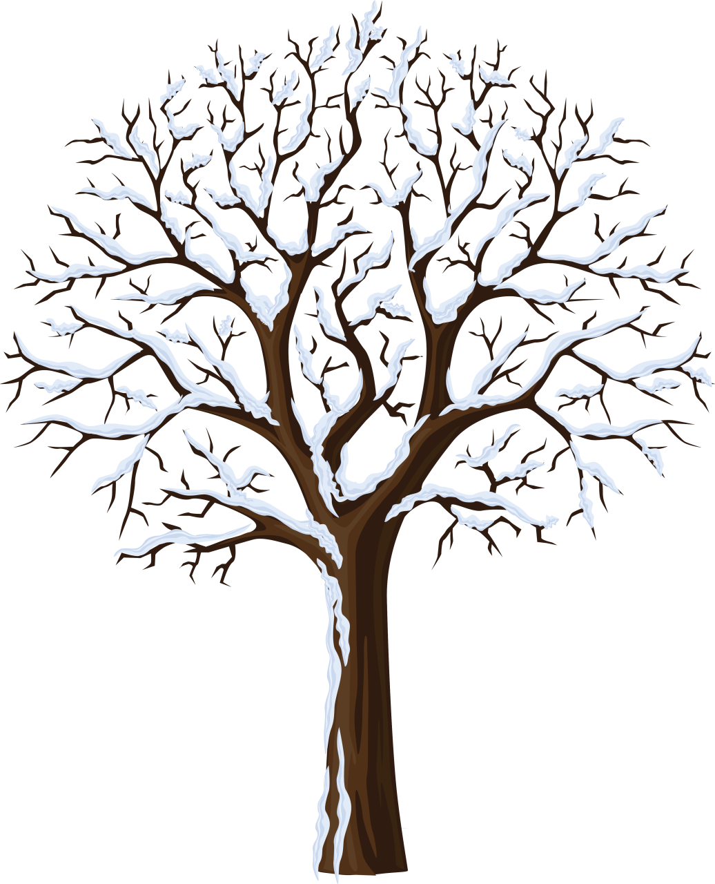 Winter Tree Clipart - Tree Winter Clip Art - Free Transparent PNG Clipart Images Download. - Transparent PNG Free Download