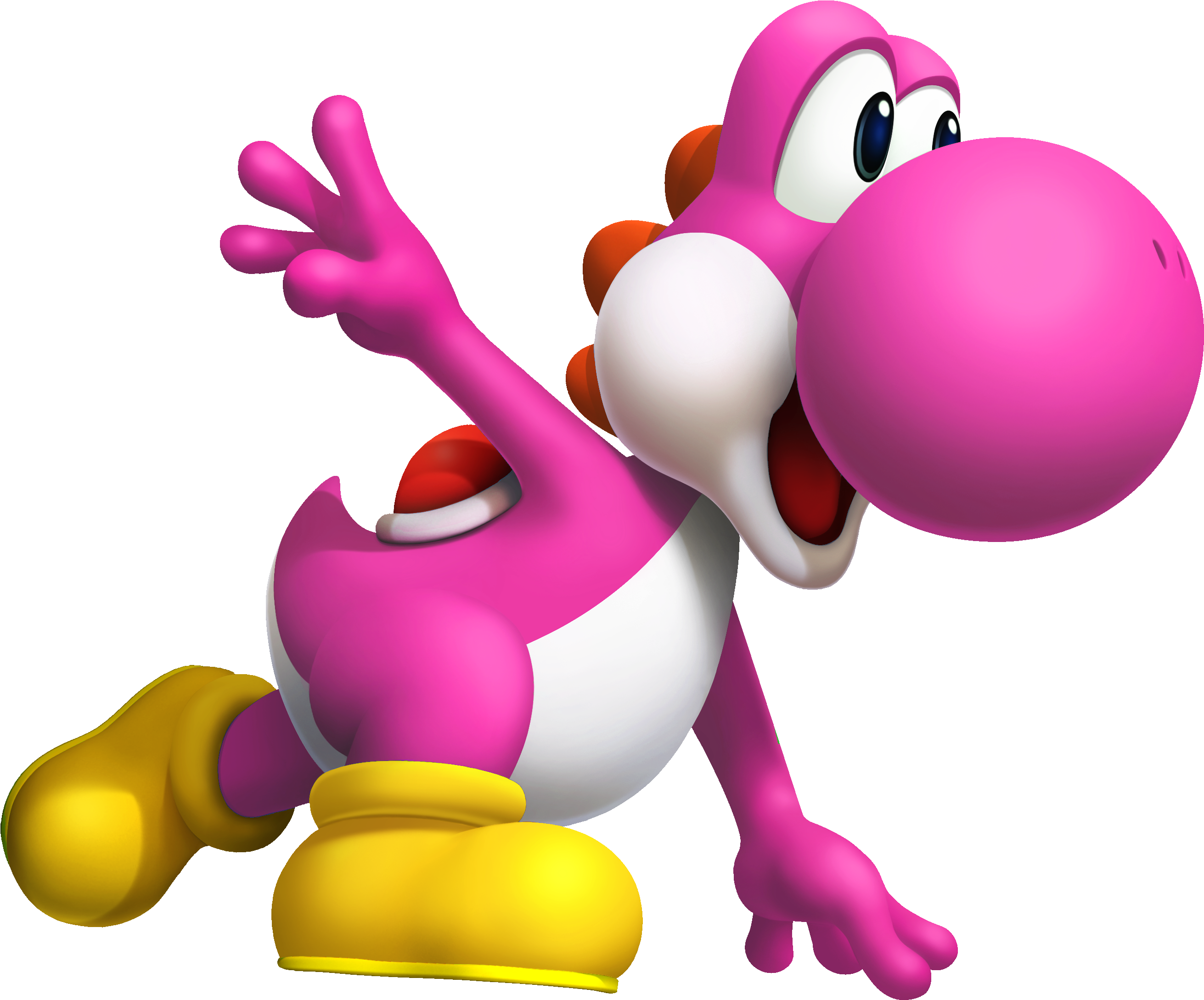 Pink Yoshi - Mario And Sonic At The Olympic Winter Games Yoshi - Free Transparent PNG Clipart Images Download. - Transparent PNG Free Download