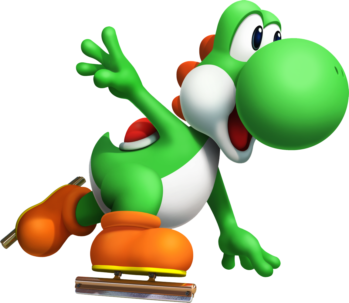 Yoshi Transparent Png - Mario And Sonic At The Olympic Winter Games Yoshi - Free Transparent PNG Clipart Images Download. - Transparent PNG Free Download