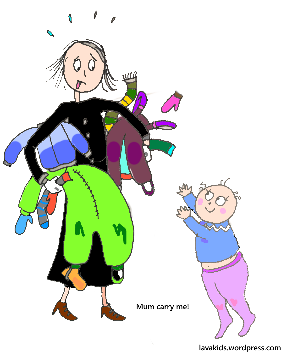 Ok, Most Parents Are Smarter And Remember To Take A - Winter - Free Transparent PNG Clipart Images Download. - Transparent PNG Free Download