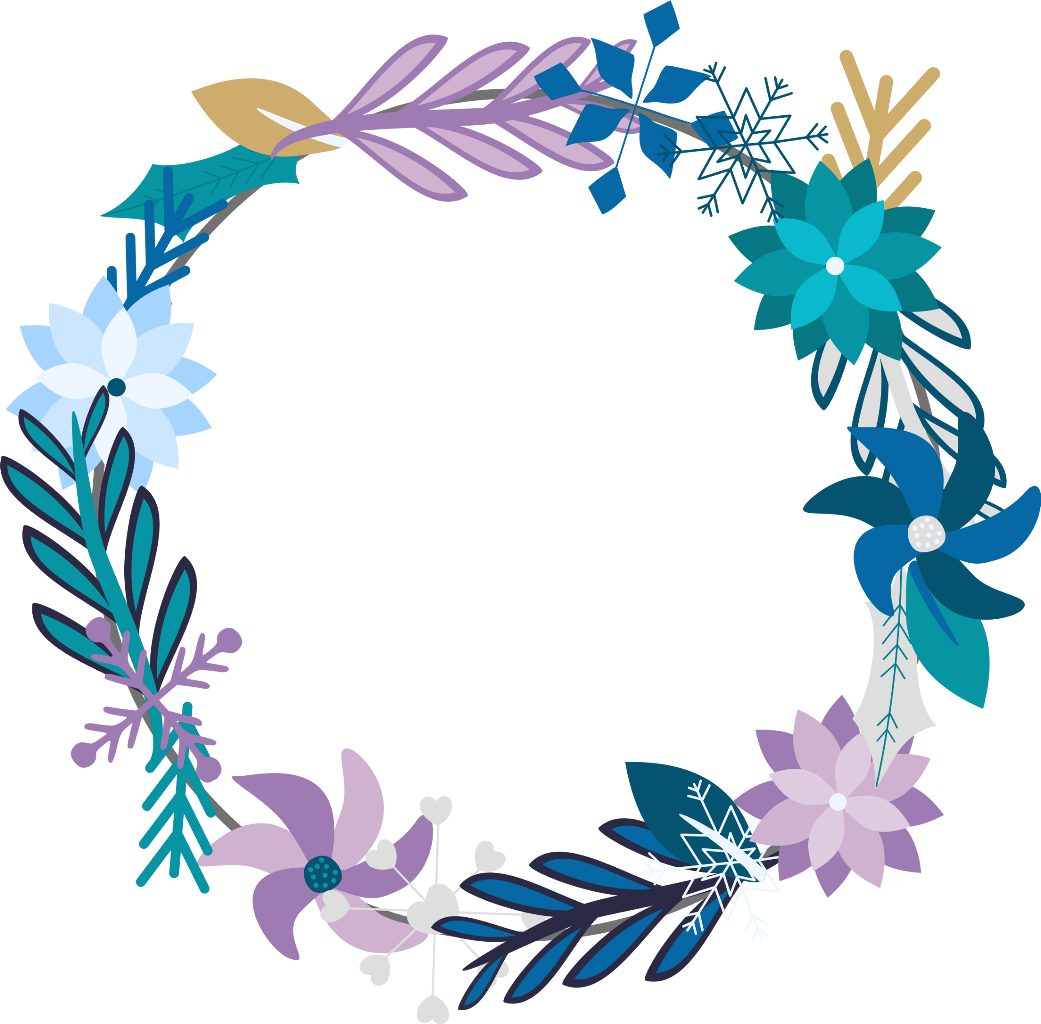 Wreath Drawing Winter - Winter Wreath Transparent - Free Transparent PNG Clipart Images Download. - Transparent PNG Free Download