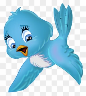 Blue Bird Clipart Large Png Cartoon 122 Lady A Little - Bird Cartoon Png - Free Transparent PNG Clipart Images Download. - Transparent PNG Free Download