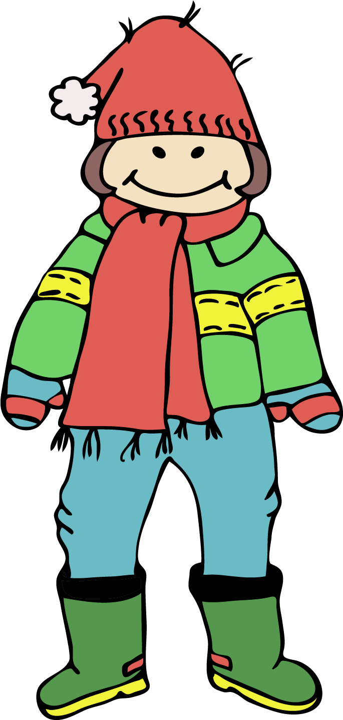 Boy Clipart Winter Clothes - Wearing Jacket Clipart - Free Transparent PNG Clipart Images Download. - Transparent PNG Free Download