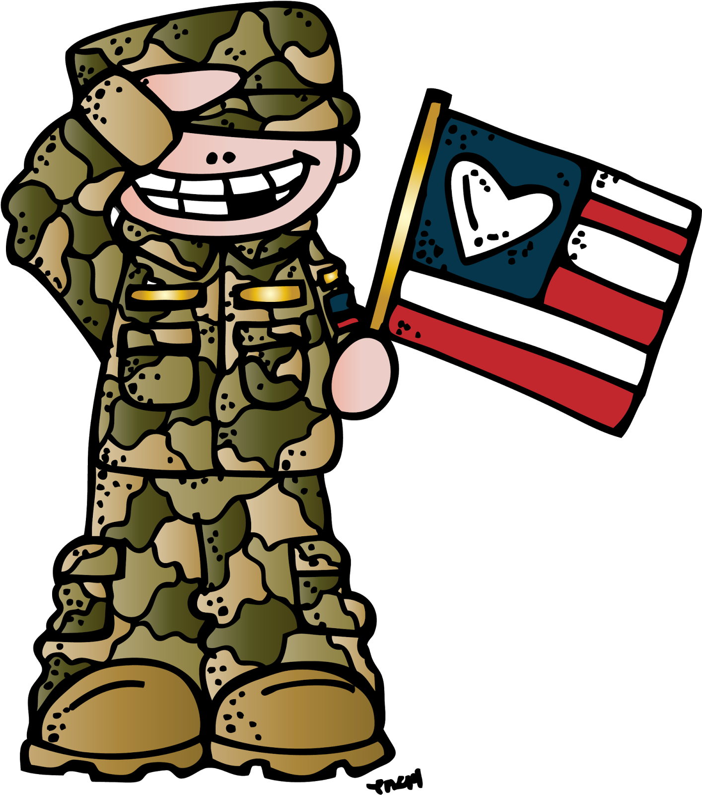 Welcome Back Winter Clip Art Download - Melonheadz Veterans Day Clipart - Free Transparent PNG Clipart Images Download. - Transparent PNG Free Download