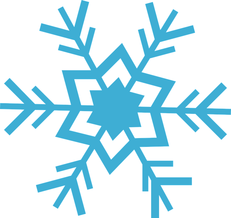 Flake Snow Blue Ice Winter Snowflake - Flocon De Neige Bleu - Free Transparent PNG Clipart Images Download. - Transparent PNG Free Download