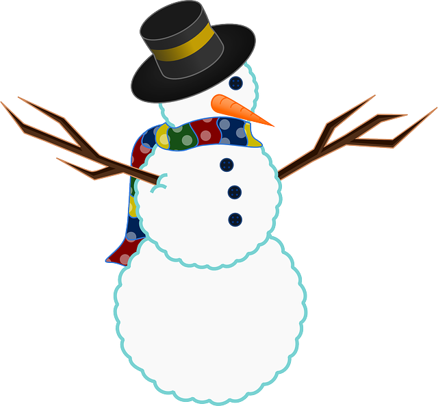 Winter, Snow, Twigs, Buttons, Carrot, Scarf - Snowman Free Clip Art - Free Transparent PNG Clipart Images Download. - Transparent PNG Free Download