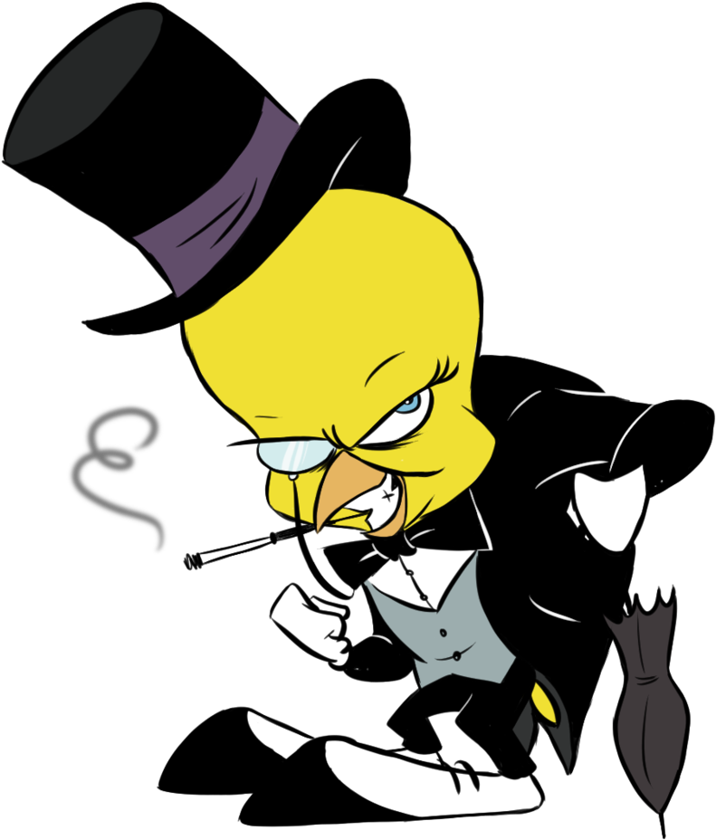 Tweety Cobblepot By Winter-freak - Looney Tunes Batman - Free Transparent PNG Clipart Images Download. - Transparent PNG Free Download