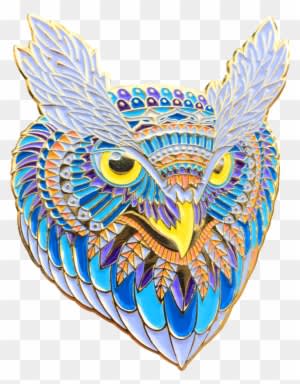 Winter Owl Head Pin - Owl - Free Transparent PNG Clipart Images Download. - Winter Transparent PNG Free Download