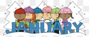 Illustrations And Clipart Month Of January Winter Kids - January Clip Art - Free Transparent PNG Clipart Images Download. - Winter Transparent PNG Free Download