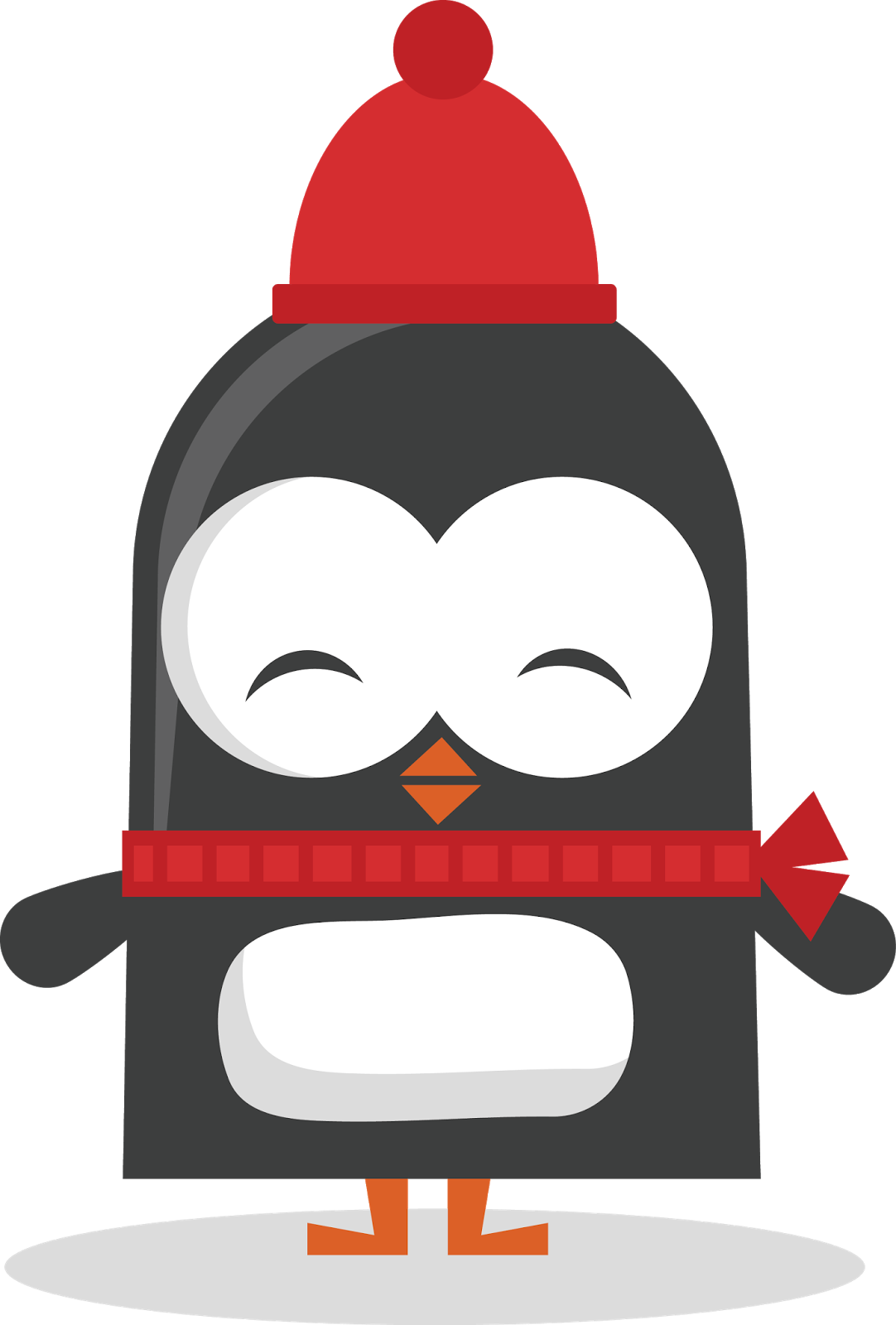Christmas / Winter Penguin Clip Art - Cricut - Free Transparent PNG Clipart Images Download. - Transparent PNG Free Download