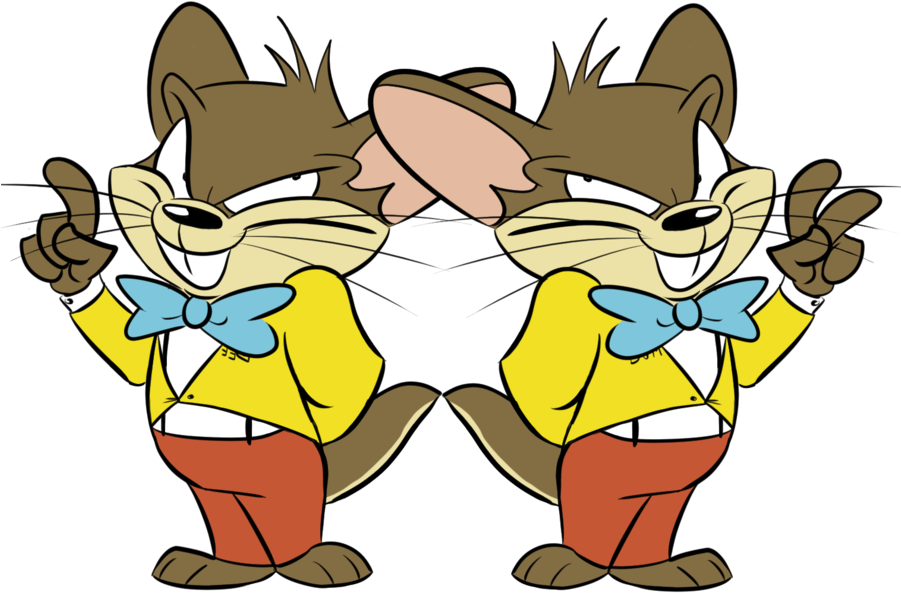 Gopherledee And Gopherledum By Winter-freak - Cartoon - Free Transparent PNG Clipart Images Download. - Transparent PNG Free Download