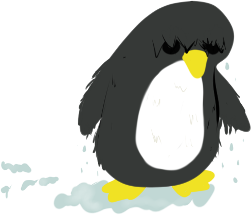 Pat The Penguin Is A Mascot I Created For Ai Minnesota's - Art - Free Transparent PNG Clipart Images Download. - Transparent PNG Free Download