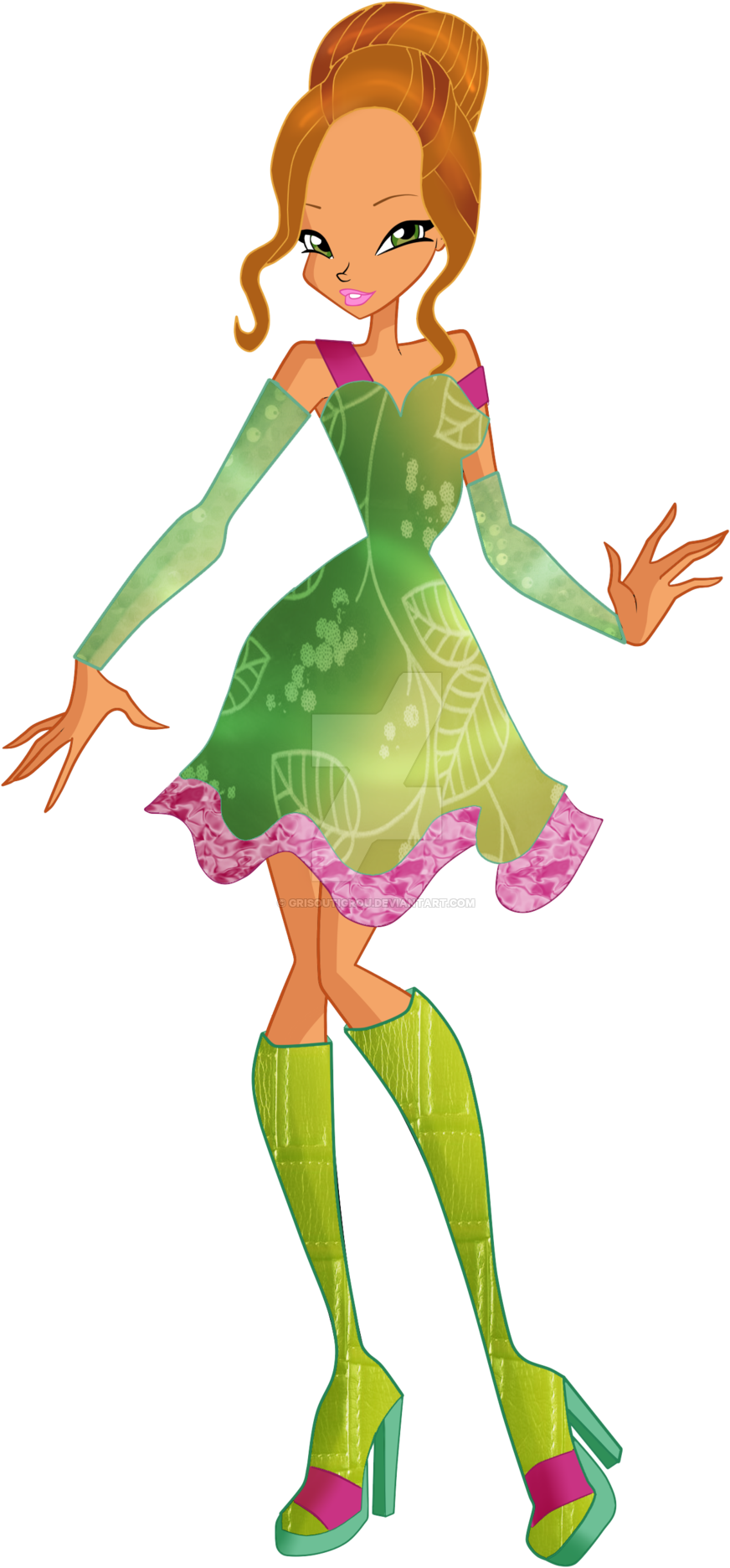 Flora Winter Fashion By Grisoutigrou Flora Winter Fashion - Winx Club - Free Transparent PNG Clipart Images Download. - Winter Transparent PNG Free Download