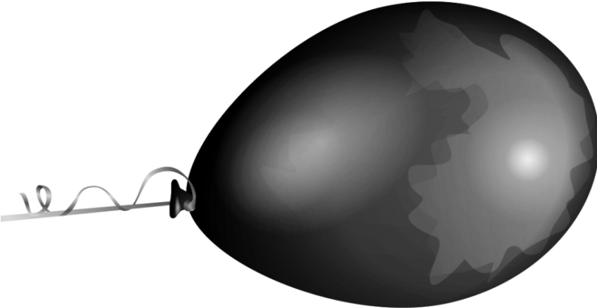 Black Balloons To Highlight Scale Of Winter Deaths - Purple Party Balloon Shower Curtain - Free Transparent PNG Clipart Images Download. - Transparent PNG Free Download