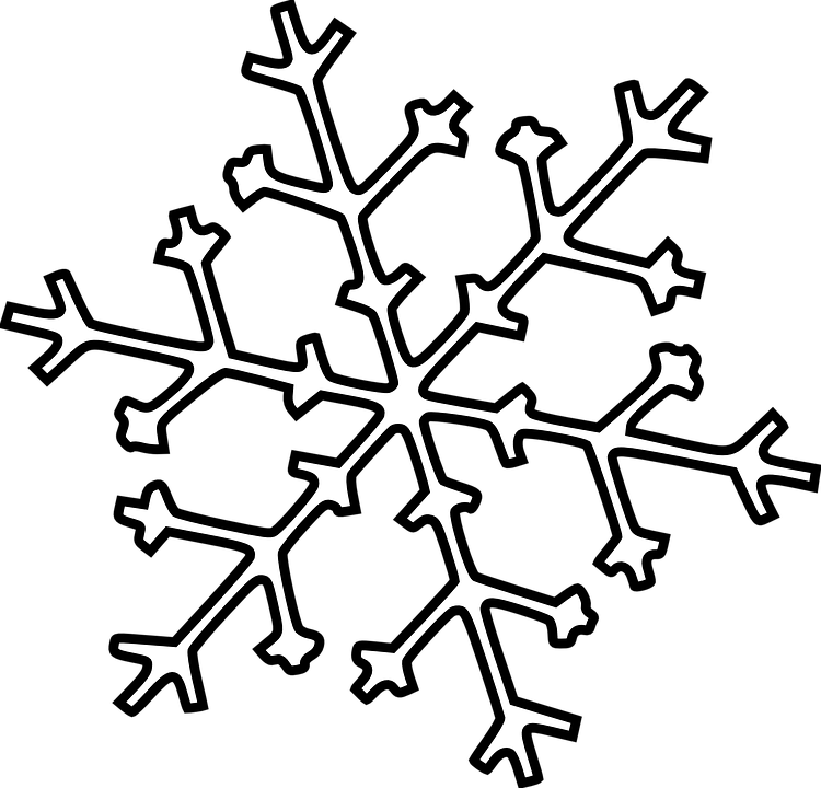 Winter Design Cliparts 27, Buy Clip Art - Snowflake Line Art - Free Transparent PNG Clipart Images Download. - Transparent PNG Free Download