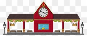 Winter Train Station By Herbertrocha - Train Station Cartoon Png - Free Transparent PNG Clipart Images Download. - Transparent PNG Free Download