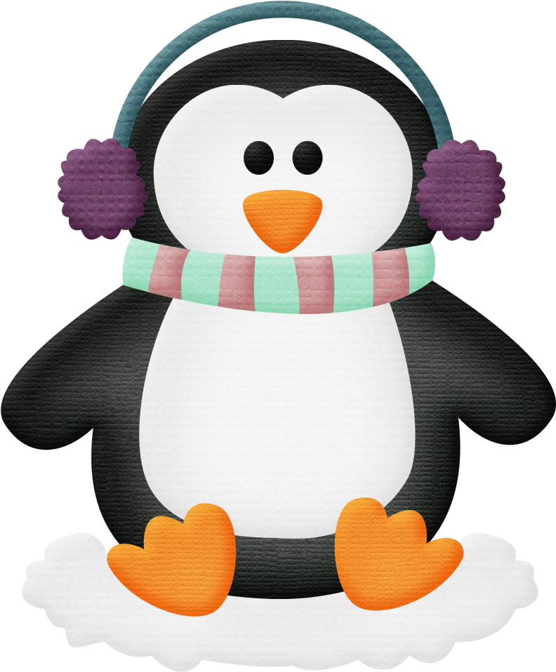 Winter Clipartwinter - Adã©lie Penguin - Free Transparent PNG Clipart Images Download. - Transparent PNG Free Download