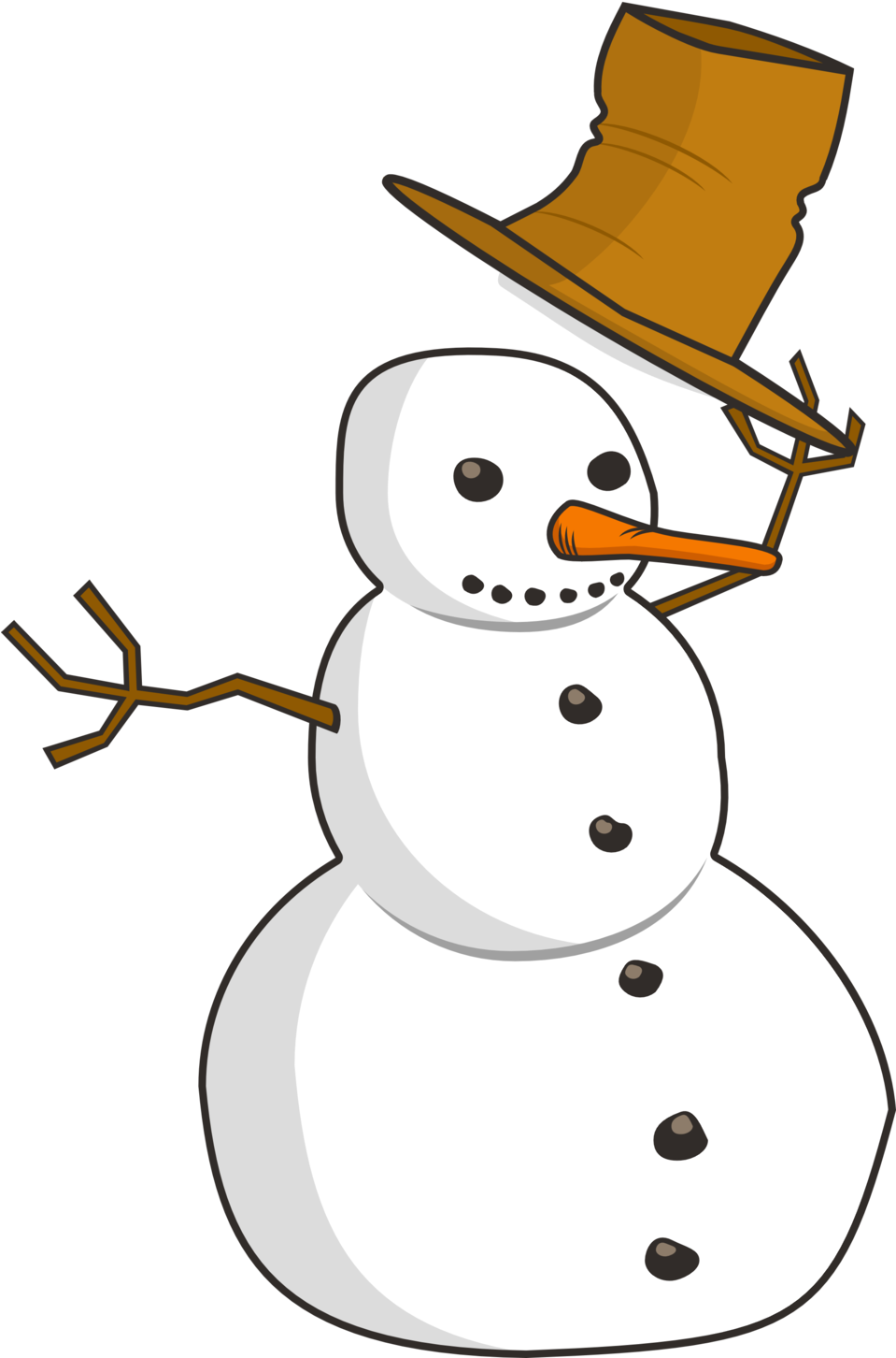 Winter Hat Clipart 25, Buy Clip Art - Snowman - Free Transparent PNG Clipart Images Download. - Transparent PNG Free Download