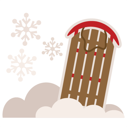 Sled Svg Cutting File Sled Svg Cut File Winter Svg - Clip Art - Free Transparent PNG Clipart Images Download. - Winter Transparent PNG Free Download