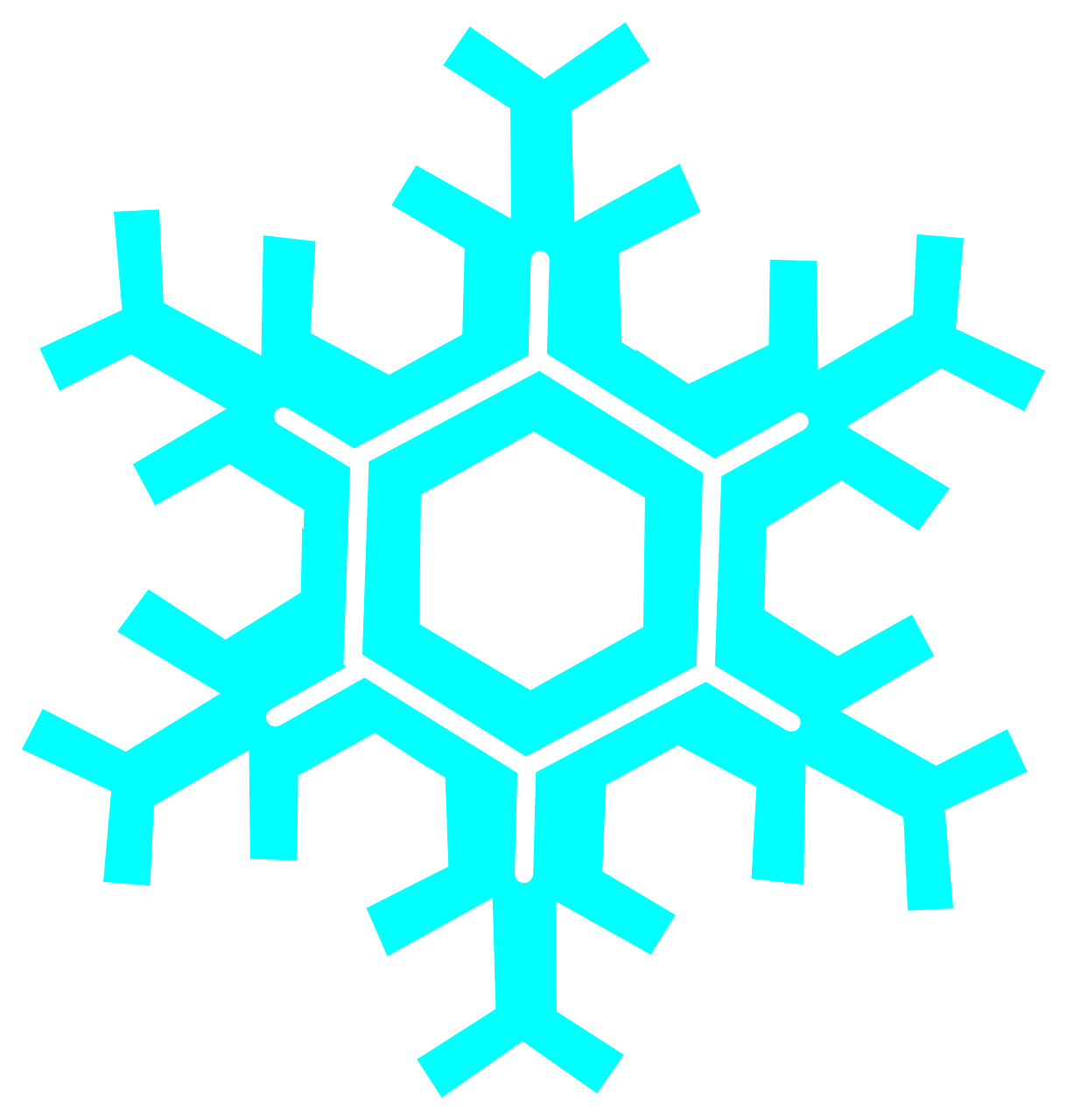 Snowflake Snow Winter Cold Ice Transparent Image - Snowflake Clip Art - Free Transparent PNG Clipart Images Download. - Transparent PNG Free Download