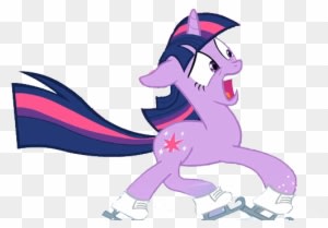 Animated, Ice Skates, Panic, Safe, Shuffle, Twilight - Pony - Free Transparent PNG Clipart Images Download. - Transparent PNG Free Download