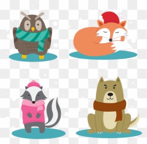 Kisspng Animal Clip Art Small Animals Warm Winter 5aa53ceed32eb7 - Animal - Free Transparent PNG Clipart Images Download. - Winter Transparent PNG Free Download