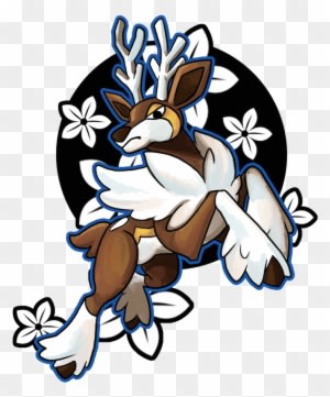 Winter Sawsbuck By Iris-sempi - Pokemon By Iris Sempi - Free Transparent PNG Clipart Images Download. - Transparent PNG Free Download