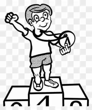 Clipart Winner Lineart Rh Openclipart Org Clip Art - Win Black And White Clipart - Free Transparent PNG Clipart Images Download. - Winter Transparent PNG Free Download