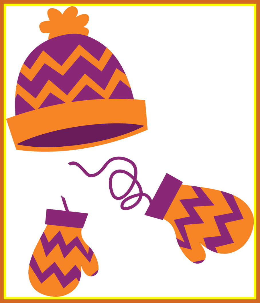 Svg Download Clipart Cold Weather - Hats And Mittens Clip Art - Free Transparent PNG Clipart Images Download. - Winter Transparent PNG Free Download