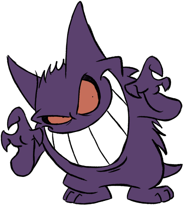 Gengar By Winter-freak On Deviantart Monster Clipart, - Gengar By Winter-freak On Deviantart Monster Clipart, - Free Transparent PNG Clipart Images Download. - Transparent PNG Free Download