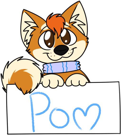 Pom Winter Badge Commission - Cartoon - Free Transparent PNG Clipart Images Download. - Transparent PNG Free Download