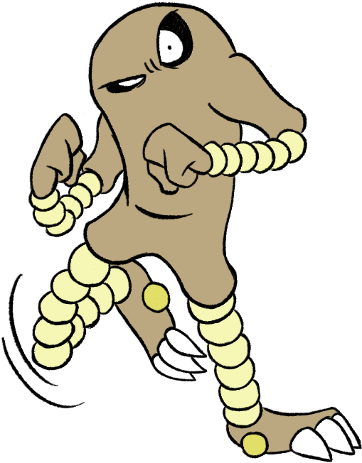 Hitmonlee By Winter-freak - Cartoon - Free Transparent PNG Clipart Images Download. - Transparent PNG Free Download