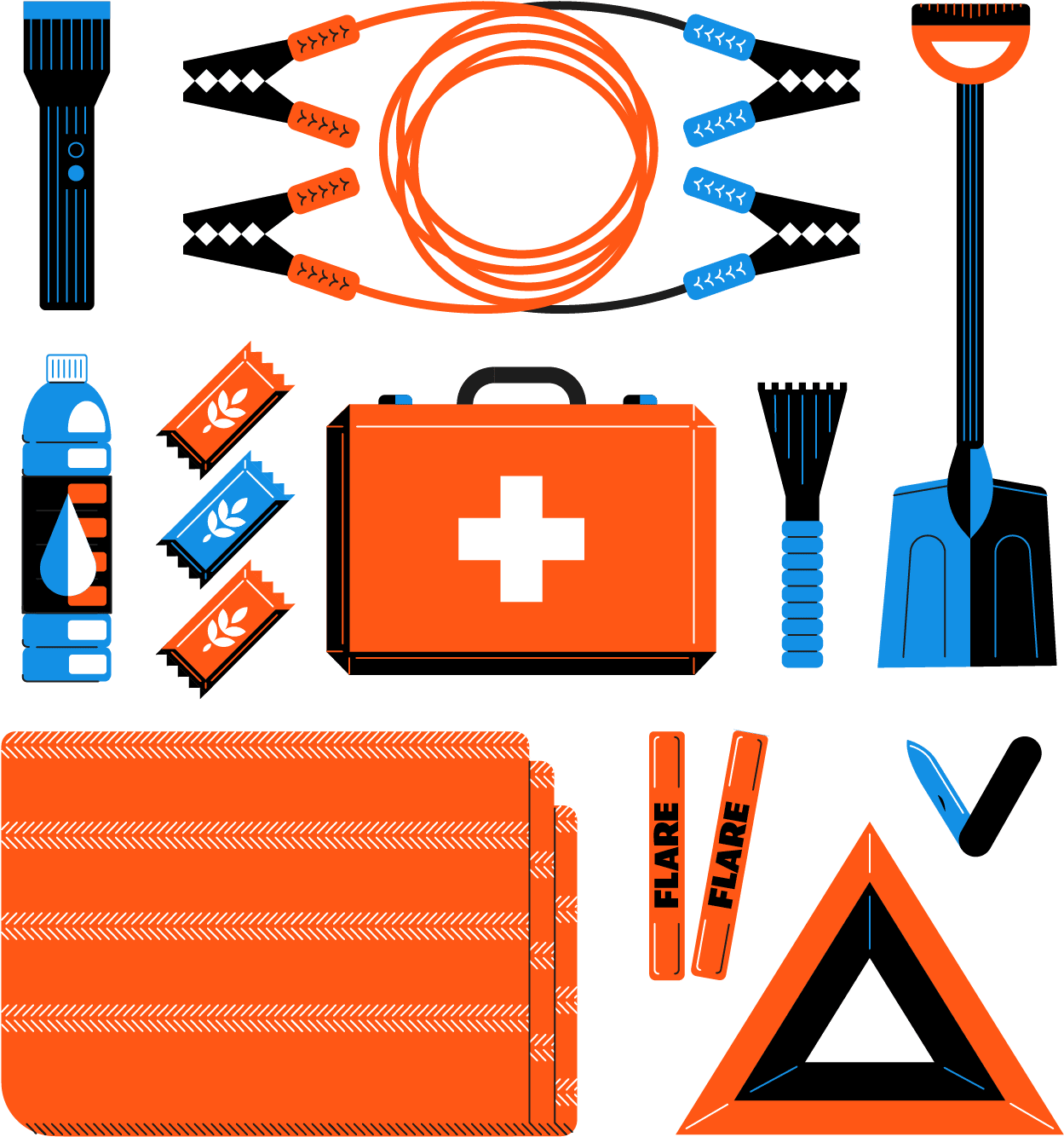 Winter Emergency Kit Supplies - Cross - Free Transparent PNG Clipart Images Download. - Winter Transparent PNG Free Download