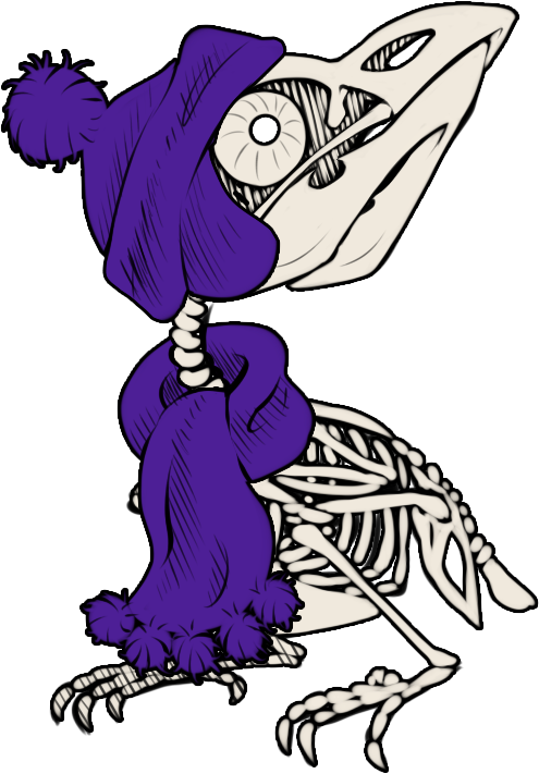 Birdskull-winter - - Cartoon - Free Transparent PNG Clipart Images Download. - Winter Transparent PNG Free Download