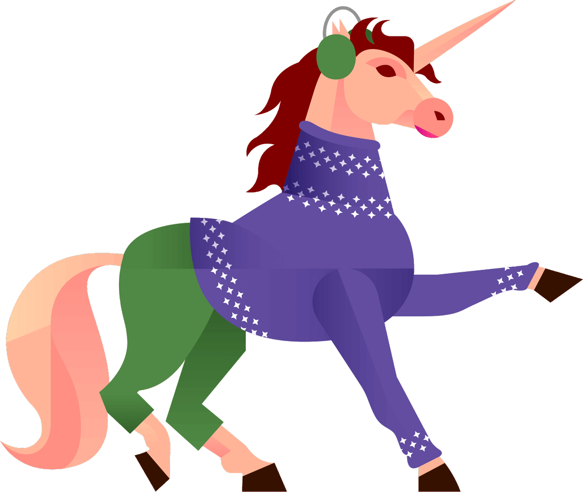 A Cozy Sweater And Earmuffs - Cartoon - Free Transparent PNG Clipart Images Download. - Transparent PNG Free Download