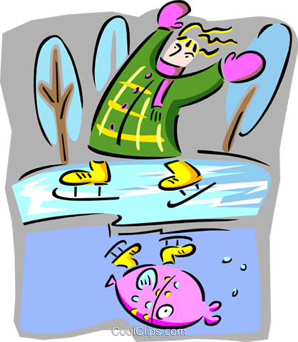 Skating In Winter Royalty Free Vector Clip Art Illustration - Skating In Winter Royalty Free Vector Clip Art Illustration - Free Transparent PNG Clipart Images Download. - Transparent PNG Free Download