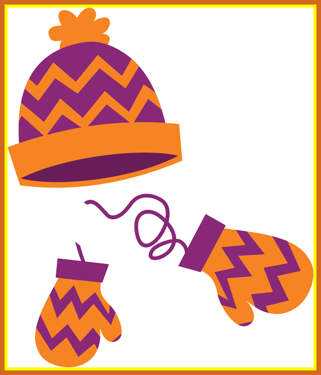 Awesome Clipart Winter Recherche Pic Of Clothing Inspiration - Clip Art Hats And Gloves - Free Transparent PNG Clipart Images Download. - Transparent PNG Free Download