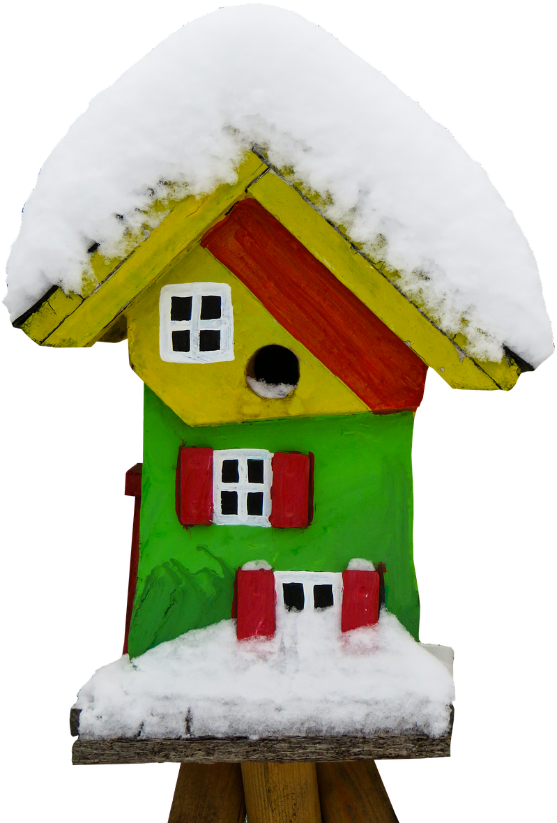 Garden, Winter, Aviary, Snow, Isolated, Bird - Winter Transparent PNG - 997x1280 - Free Download on - Transparent PNG Free Download